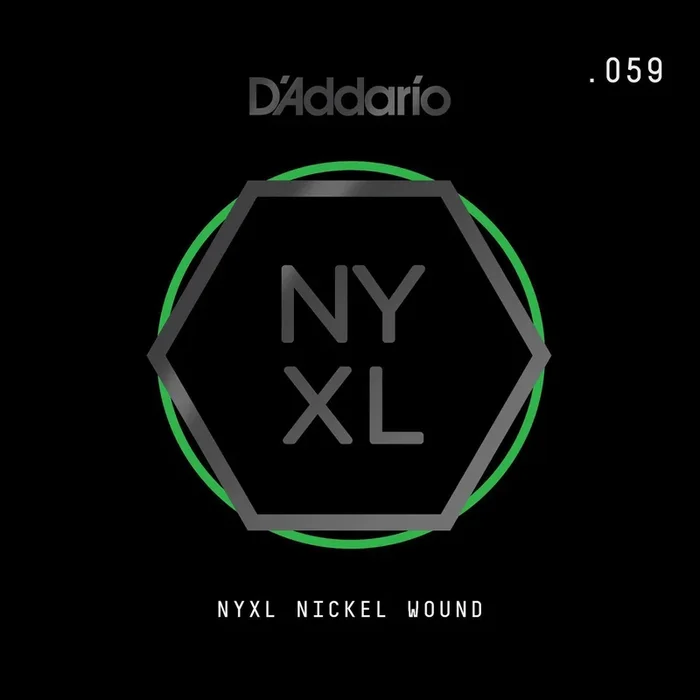 D’Addario NYXL Nickel Wound Electric Guitar Single String, .059