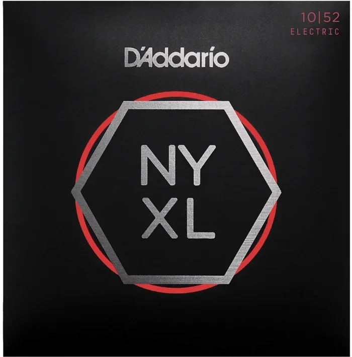 D’Addario NYXL1052 Nickel Wound Electric Guitar Strings, Light Top – Heavy Bottom, 10-52