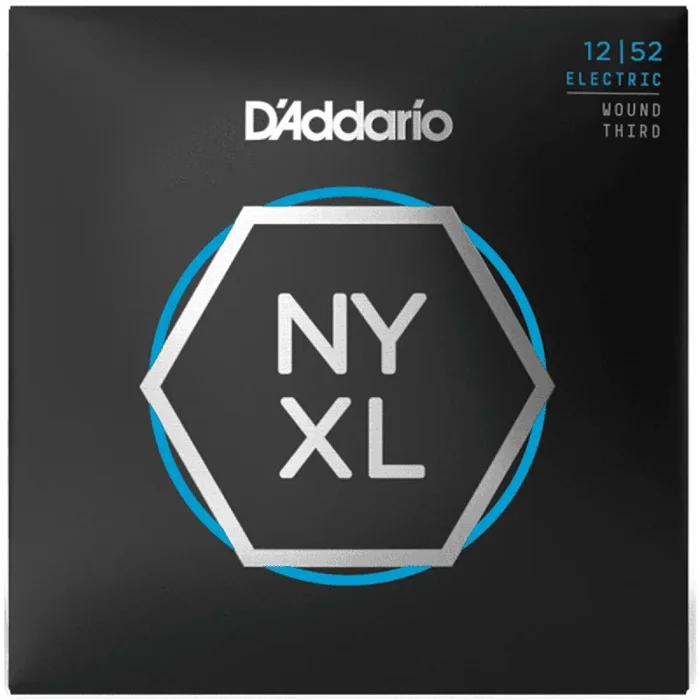 D’ADDARIO NYXL1252W NYXL Light Electric Guitar Strings Wound Third 12-52