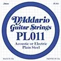 D’Addario PL011 Plain Steel Guitar Strings Single