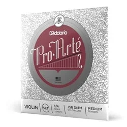 D’Addario Pro-Arte 3/4 Scale Violin String Set