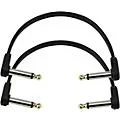D’Addario Right Angle to Right Angle Flat Patch Cable 2-Pack 6 in.