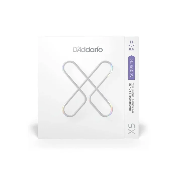 D’ADDARIO XSAPB1152 Custom Light XS Phosphor Bronze Acoustic Guitar Strings (11-52)