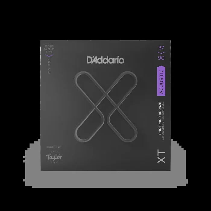 D’Addario XTB3790GS Custom Light Taylor GS Mini XT Phosphor Bronze Coated Acoustic Bass Guitar Strings
