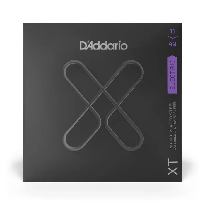 D’Addario XTE1149XT Electric Nickel Plated Steel Electric Guitar Strings, Medium, 11-49