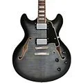 D’Angelico Premier DC Limited-Edition Semi-Hollow Electric Guitar Charcoal Burst