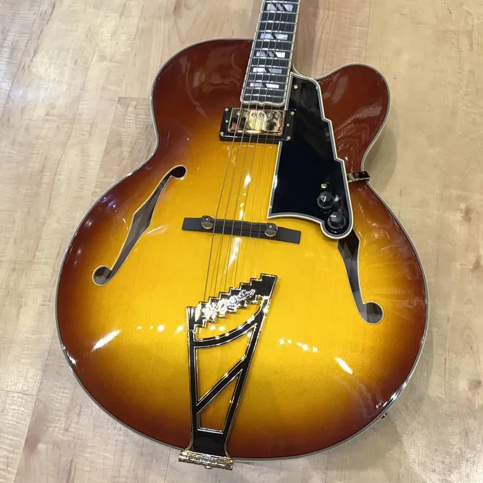 D’Angelico Excel Series EXL-1 Archtop Electric Hollow-Body Jazz Guitar Iced Tea Burst