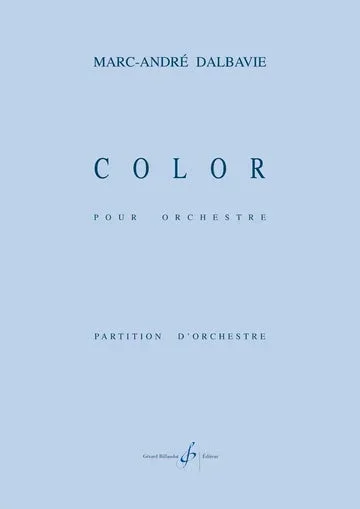 Dalbavie: Color