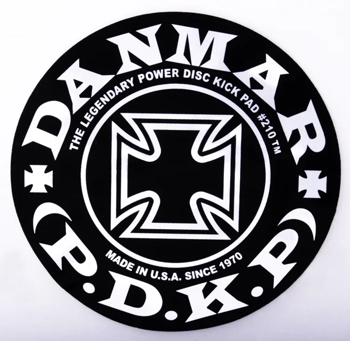 DANMAR BASS DRUM IMPACT PAD- Iron Cross____