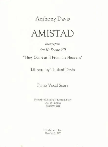 Davis: They Come As If From the Heavens