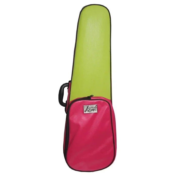 DCM Premium VSGNPK 3/4 Violin Shaped Case Green / Pink