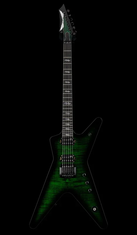 Dean USA ML Flame Top Kahler – Emerald Green Burst #21098