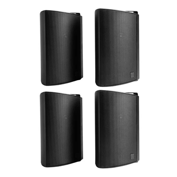 Definitive Technology Dymension AW-450 Outdoor Speaker Bundle – 2 Pairs, All-Weather IP66 Surface-Mount Wired Speakers with 4.5″ Woofer, 1” Tweeter & Passive Bass Radiator (4 Speaker Bundle)