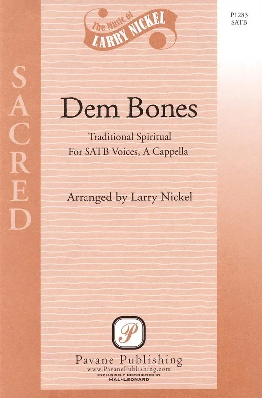 Dem Bones SATB A Cappella (Octavo)