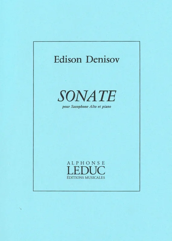 Denisov: Alto Saxophone Sonata