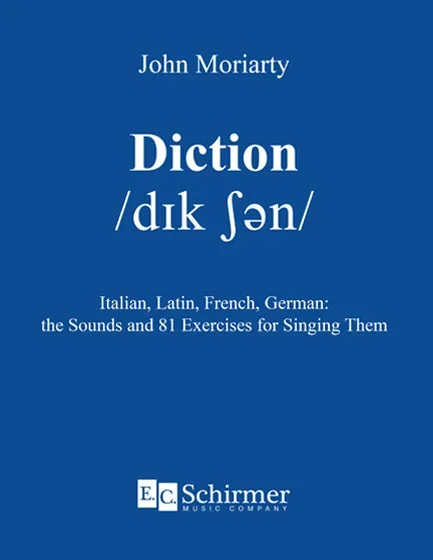 Diction: Italian, Latin, French, German