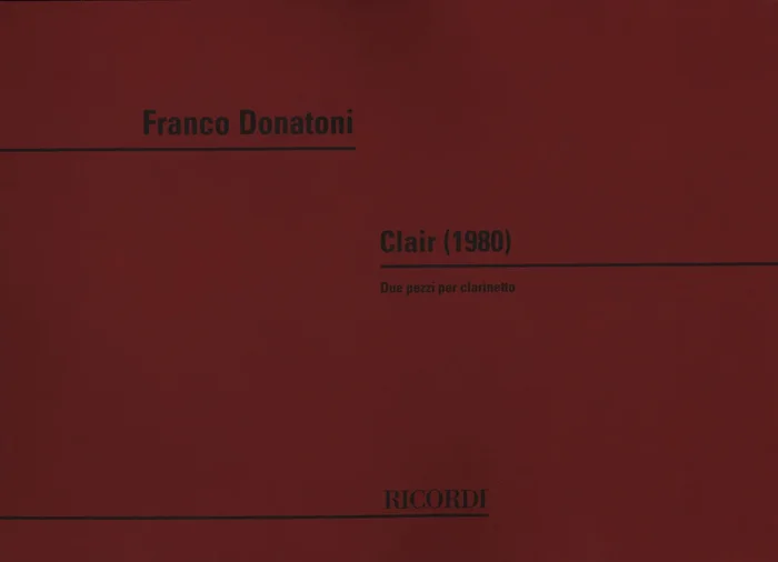 Donatoni: Clair