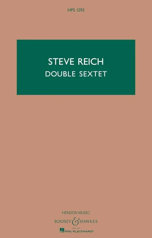 Double Sextet Study Score Book