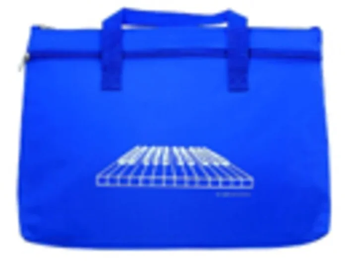 Double Zipper Portfolio Keyboard Royal Blue
