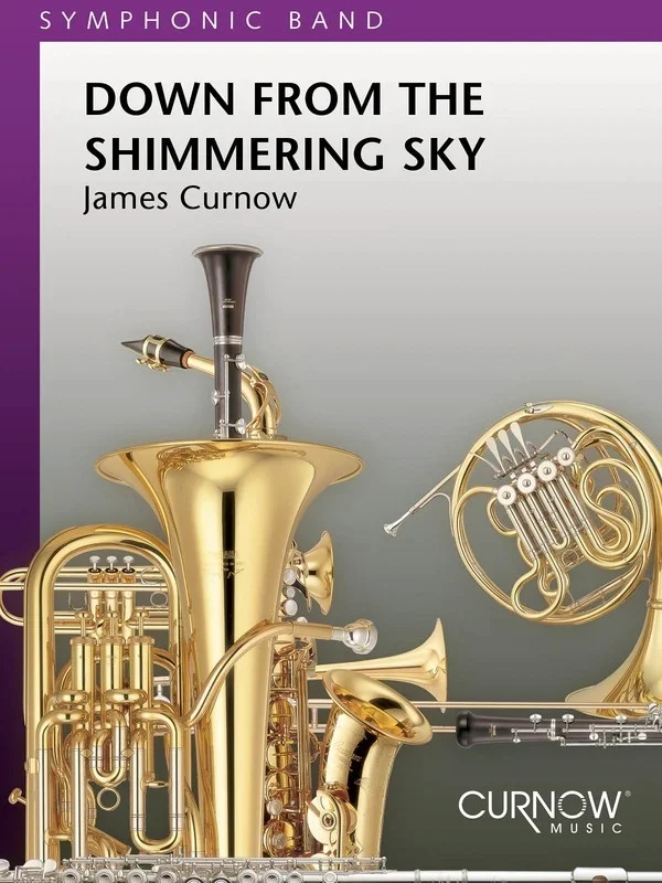 Down From The Shimmering Sky Score Only (Music Score)