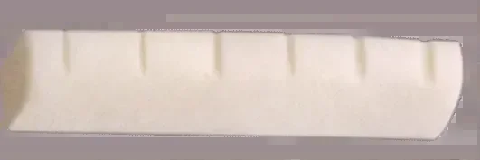 Dr Parts VGP43 Acoustic Slotted Bone Nut 42.9 x 6 x 9mm Curved