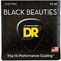 DR Strings Extra Life BKE-10 Black Beauties Medium Coated Electric Guitar Strings Standard