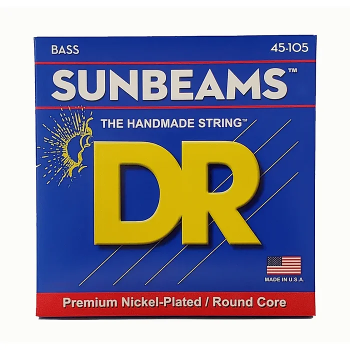 DR Sunbeam Nickel Plated Medium Bass Strings 45-105