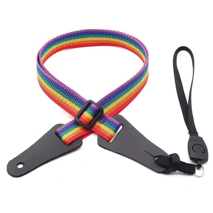 DSL 1 ” Ukulele Strap, Rainbow