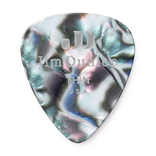 Dunlop Abalone Picks 12 Pack Thin