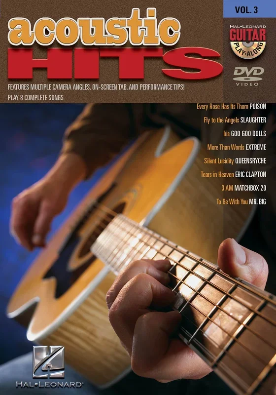 DVD – ACOUSTIC HITS – GUITAR PLAY-ALONG DVD, VOL. 3