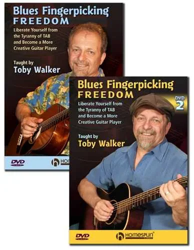 DVD – Blues Fingerpicking Freedom: Two DVD Set – Liberate Yourself From the Tyranny of Tab
