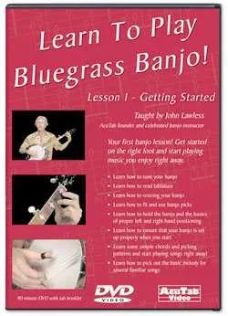 DVD – Learn to Play Bluegrass Banjo! Lesson One – Getting Started