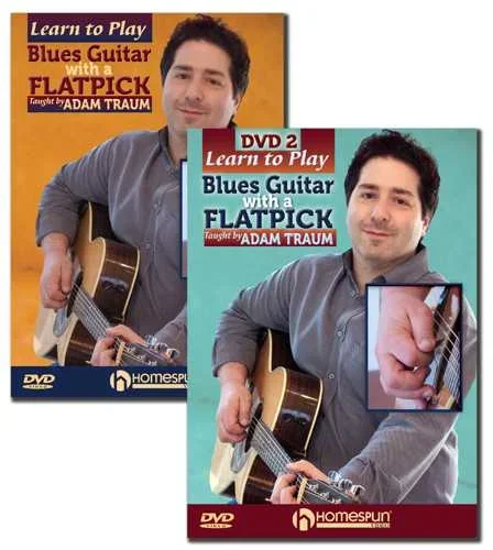 DVD – Learn to Play Blues Guitar with a Flatpick: Two DVD Set