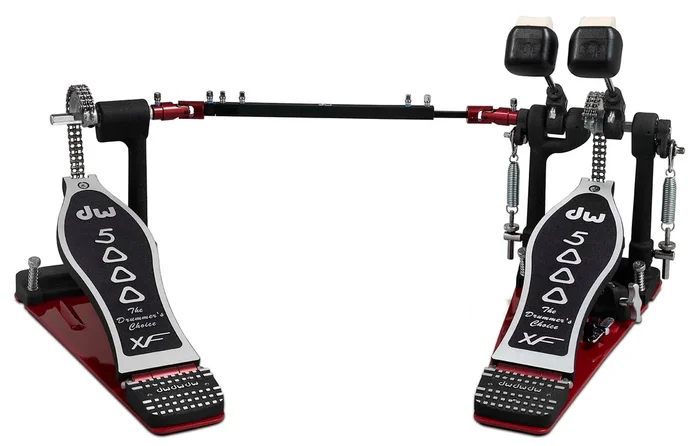 DW 5000 Series Accelerator Double Chain Drive Extended Footboard Double Bass Drum Pedal – DWCP5002AD4XF