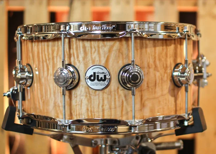 DW 6.5×14 Collector’s Maple 333 Super Curly Maple Snare Drum – SO#1344449