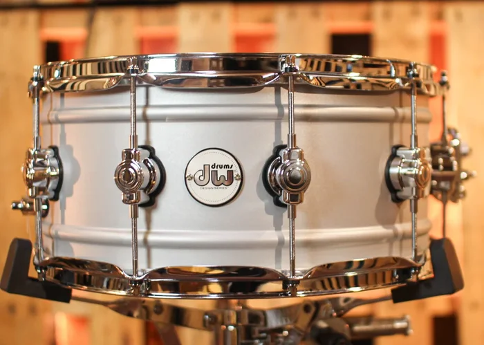 DW 6.5×14 Design Matte Aluminum Snare Drum – DDSD6514MACR