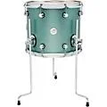 DW Design Series Maple Floor Tom 14 x 12 in. Satin Sage Metallic