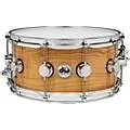 DW Exotic Figured Olive Ash Lacquer Snare 14 x 6.5 in. Chrome Hardware