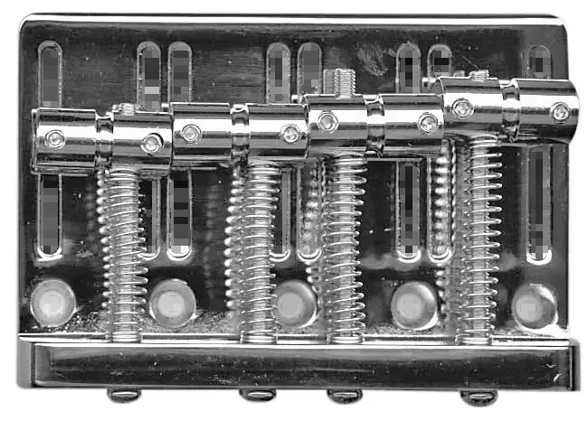 Eagle GPK831 Bass Bridge Tailpiece Chrome for 4-String PB & JB Style