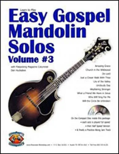 Easy Gospel Mandolin Solos, Vol. 3