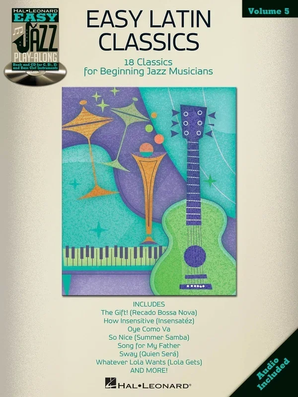 Easy Latin Classics Easy Jazz Play Along Book/CD V (Softcover Book/CD)