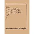 Editio Musica Budapest Virtuoso Studies, Op. 75 – Volume 3 EMB Series by Ernesto Köhler Standard