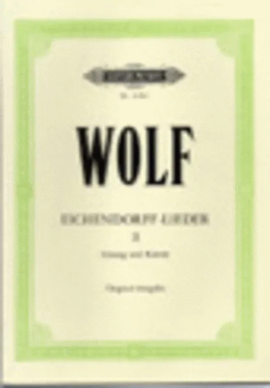 Eichendorff Lieder Book 2 High-Med Ger/Eng (Softcover Book)