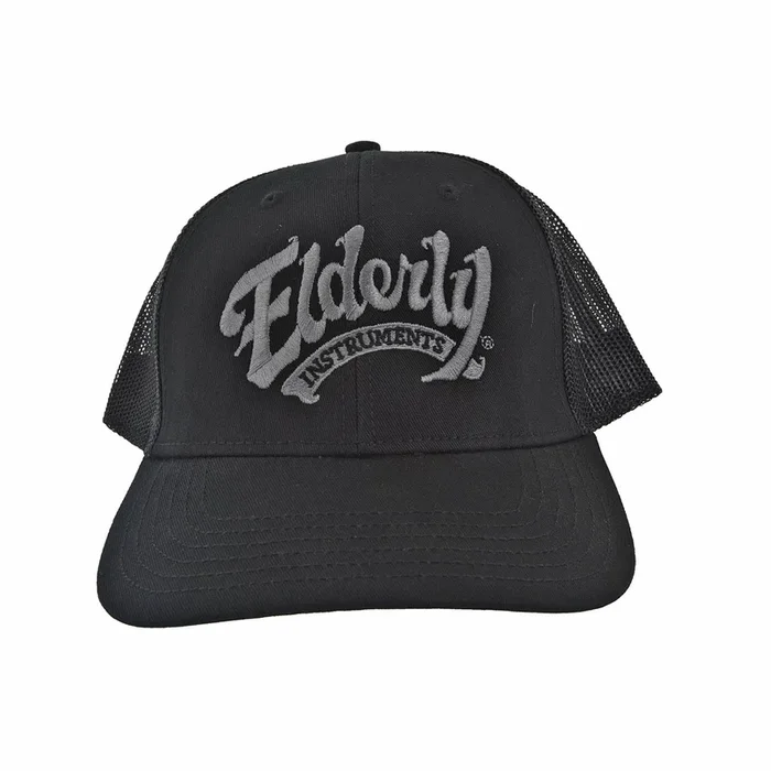 Elderly Instruments Logo Hat, Black/Gray