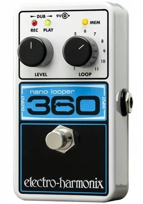 Electro-Harmonix 360 Nano Looper Compact Looper, 9.6DC-200 PSU Included