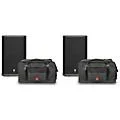 Electro-Voice ZLX-15P G2 Powered Speaker Pair With Road Runner Bags Standard