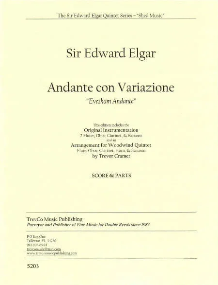 Elgar: Andante con Variazione, Op. 6, No. 5 (Original Instruments & arr. for Wind Quintet)