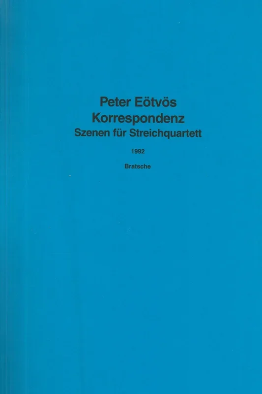 Eötvös: Korrespondenz