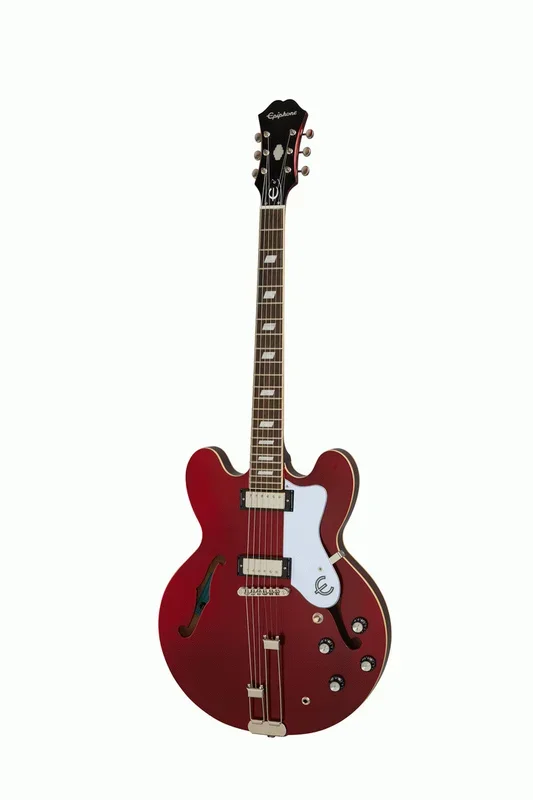 Epiphone Riviera (Frequensator) Electric Guitar Semi-Hollow Sparkling Burgundy – EORSBUNH1