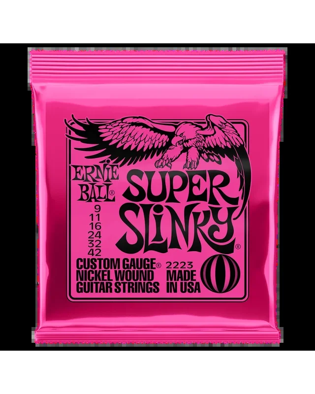 Ernie Ball 2223 Nickel Roundwound Super Slinky Light Gauge Electric Guitar Strings
